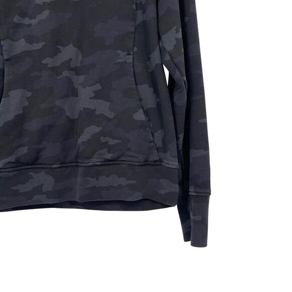 Lululemon Scuba Crew Neck Sweatshirt Heritage 365 Camo Deep Coal Multi Size 12 - Picture 7 of 10